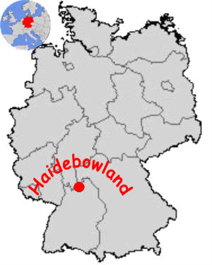 Haidebowland Landkarte