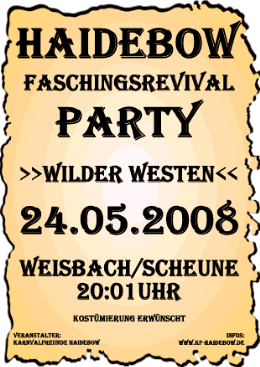 Haidebow-Party 2008 Haidebow-Party 2008