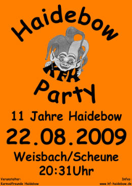 Haidebow-Party 2009 Haidebow-Party 2009